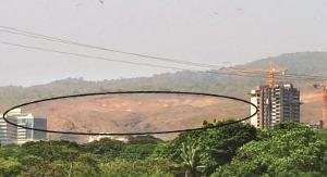 नॅशनल पार्कातील डोंगर कापला!