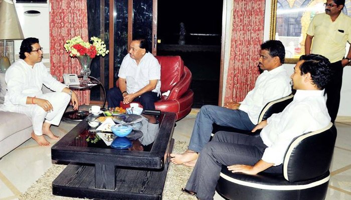 राज ठाकरे यांनी घेतली नारायण राणेंची भेट