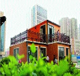 चीनमध्ये तीन तासात बांधली दुमजली इमारत