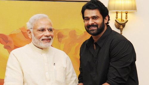 पंतप्रधान मोदींना भेटला ‘बाहुबली’ प्रभाष