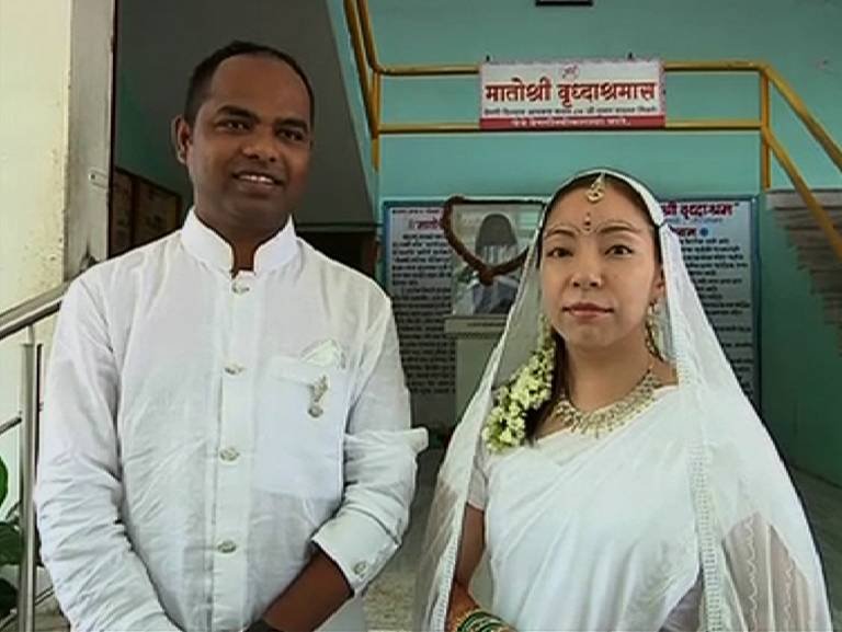 औरंगाबादच्या वृद्धाश्रमातील अनोखा विवाहसोहळा