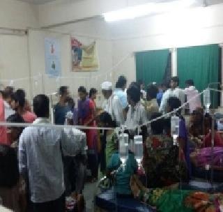 महाप्रसादातून ५०० भाविकांना विषबाधा-बीड