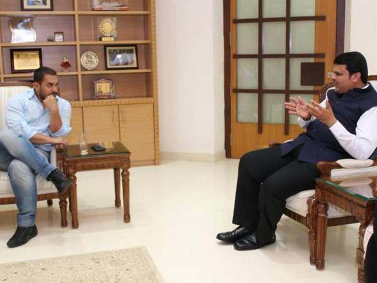 लाखोंची मदत करणाऱ्या आमीरचे मुख्यमंत्र्यांनी मानले आभार