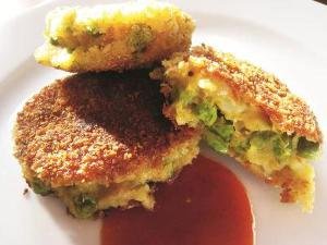 मटार कटलेट