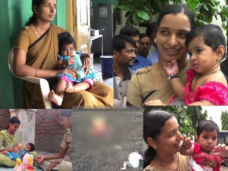 बक्षिसाची रक्कम मृत आई शेजारी सापडलेल्या चिमुकलीच्या नावे