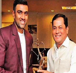 अश्विनला अर्जुन पुरस्कार प्रदान