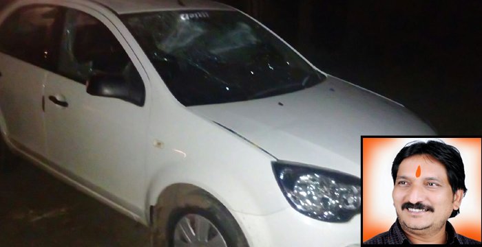 कोपरगावात शिवसेना प्रमुख भरत मोरे यांच्यावर अज्ञात हल्लेखोरांनी  केला गोळीबार 