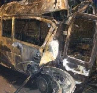 ठाण्यात अँब्युलन्समध्ये स्फोट, एका दिवसाची चिमुकली मृत्यूमुखी
