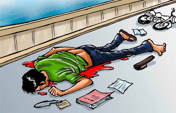 …ते दोघे तब्बल ४५ मिनिटे रस्त्यावर पडून होते