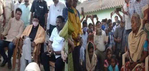  पिडीत जमिनीवर अन् मंत्री खुर्चीवर 