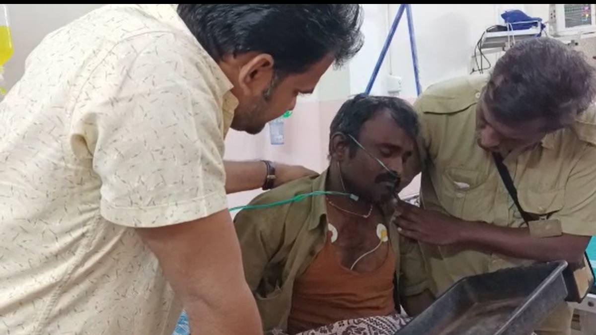 वाहकाने प्रसंगावधान दाखवल्याने टळली दुर्घटना