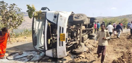 ४० विद्यार्थ्यांना नेणाऱ्या सहलीच्या बसचे ब्रेक फेल झाले, भीषण अपघातात ४ विद्यार्थी गंभीर, १० जखमी