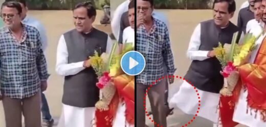 फोटो फ्रेममध्ये येणाऱ्या कार्यकर्त्याला रावसाहेब दानवेंनी लाथाडलं; VIDEO व्हायरल!