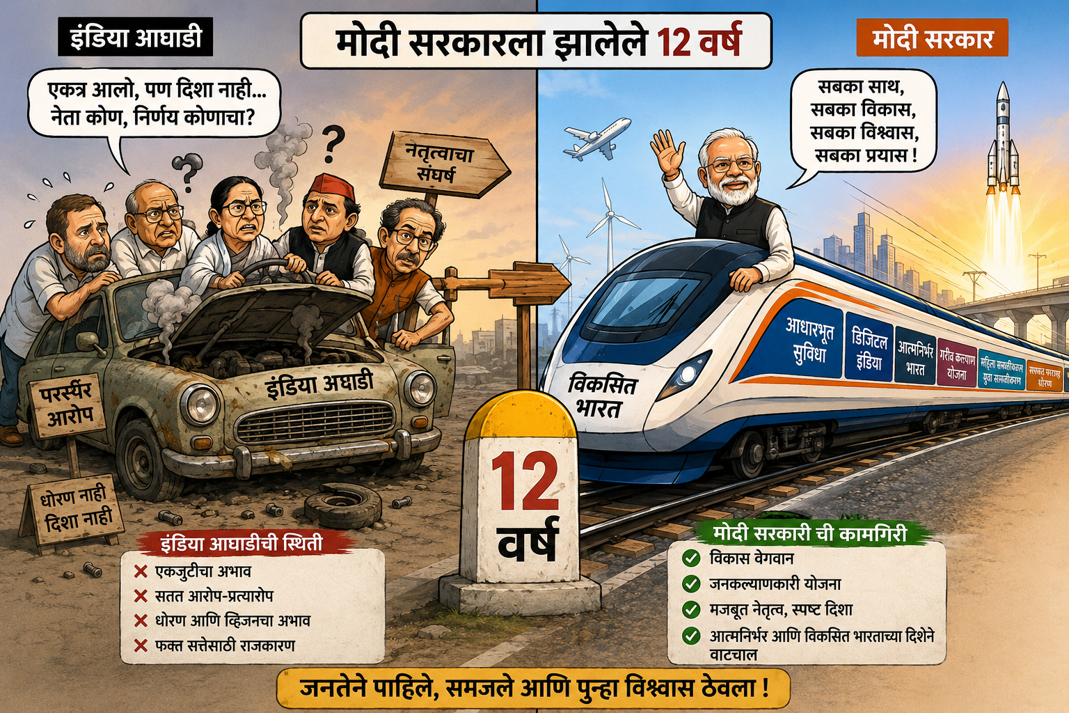 कार्यक्षम यश अकार्यक्षम विरोध