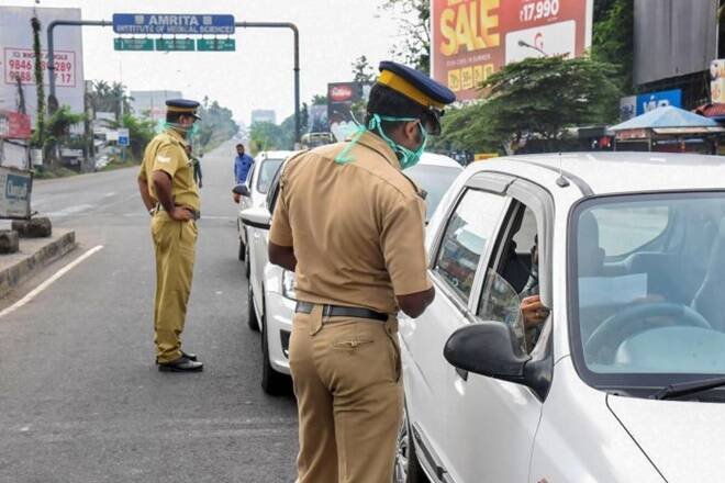 Face masks not mandatory when you are alone in your vehicle