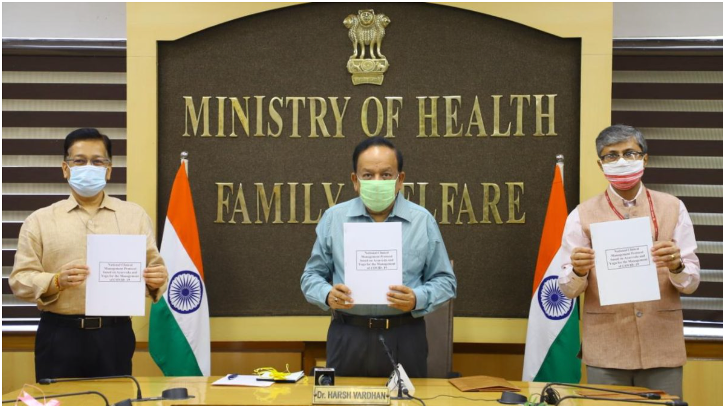 AYUSH Ministry releases official protocol for mild, asymptomatic Covid cases