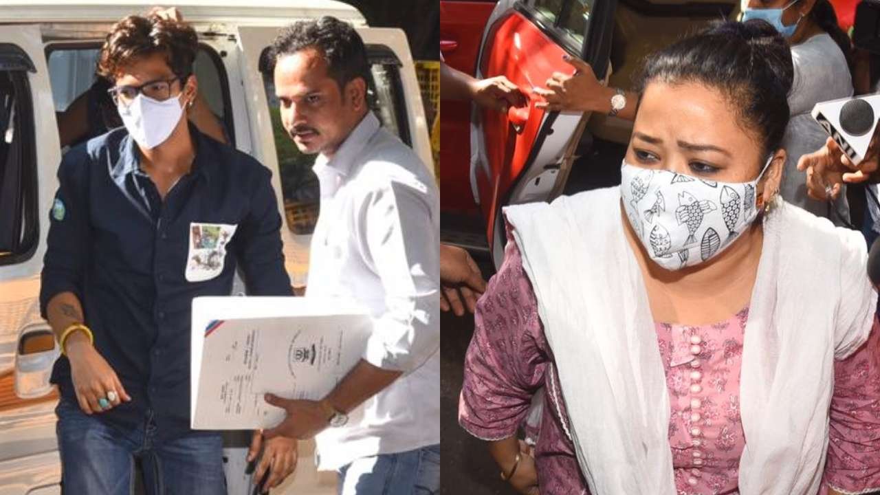 Bharti Singh and her husband Harsh Limbachiyaa arrested by NCB for possession of Marijuana.