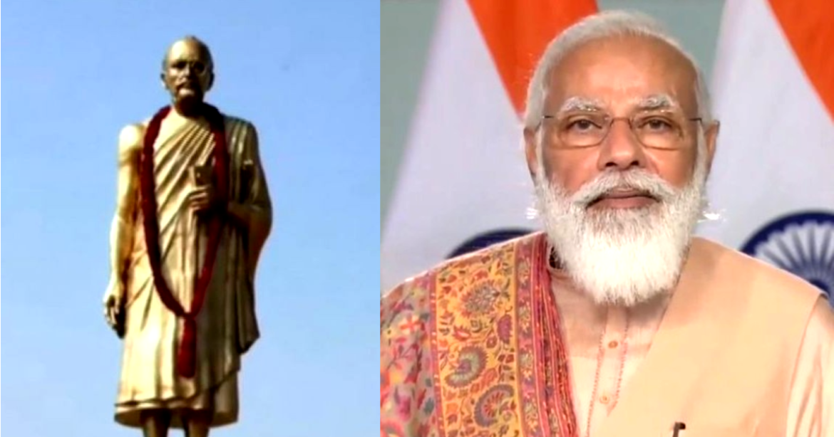 ‘Statue of Peace’ unveiled by Prime Minister Modi