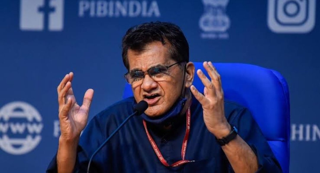 ‘Too much democracy’ makes tough reforms difficult in India, says Niti Aayog CEO Amitabh Kant.