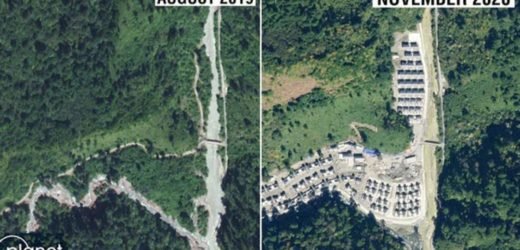 China builds a village in Arunachal Pradesh