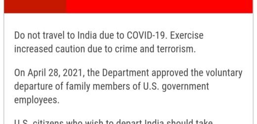 US Government asks citizens to ‘Leave India’ as Covid-19 situation worsens