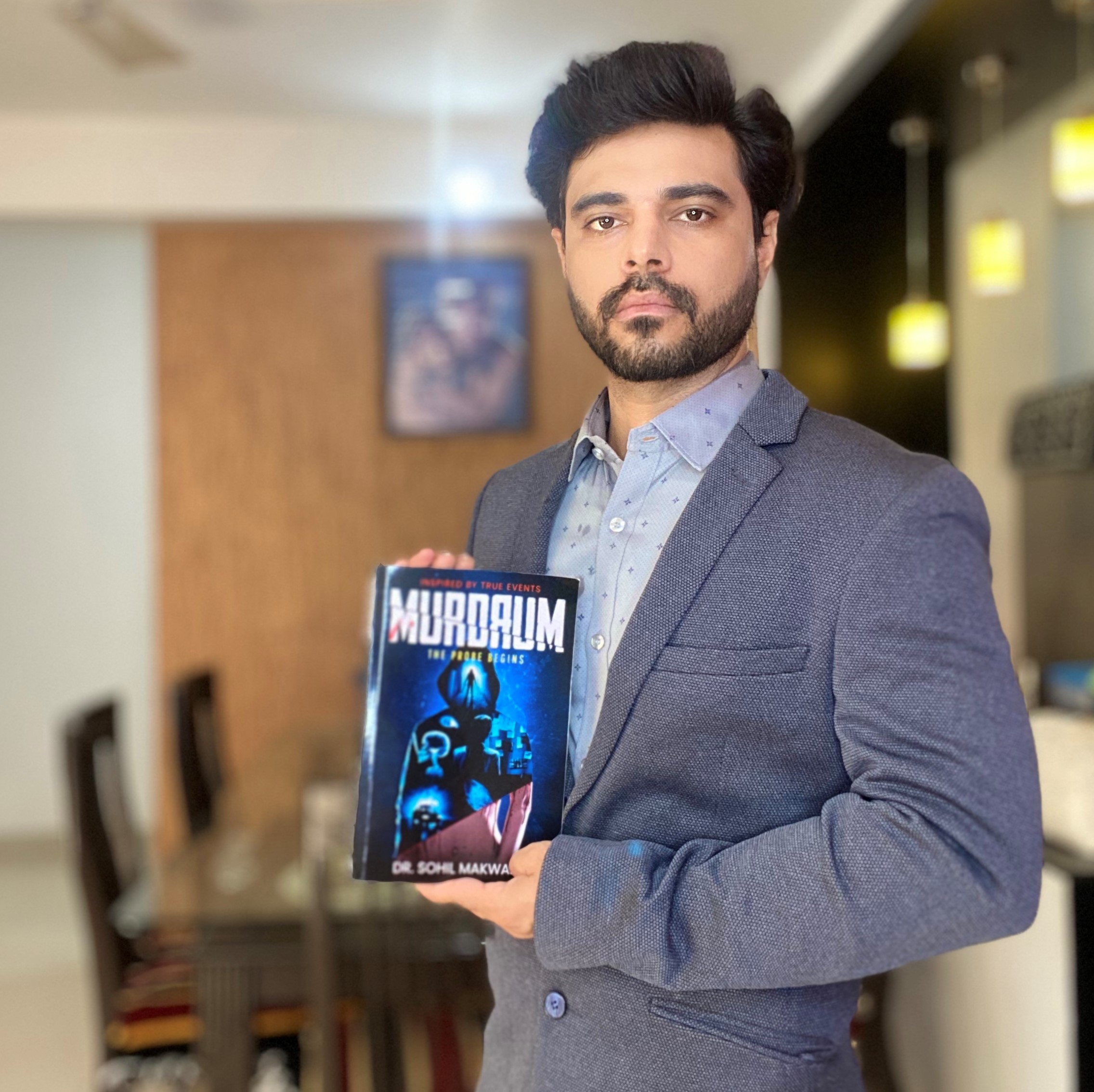 I have new stories because I know how to blend the art of science and the science of art logically,” says Dr. Sohil Makwana, Author – ‘Murdrum: The Probe Begins,’ who loves writing medical fictions and bio-punks, in talks with INN