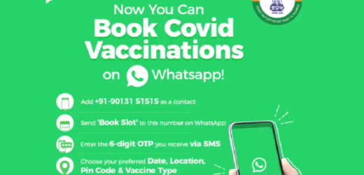 Now, Book Vaccine Slots on WhatsApp!