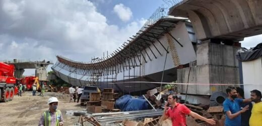 Mumbai : Under-construction flyover collapse 14 injured