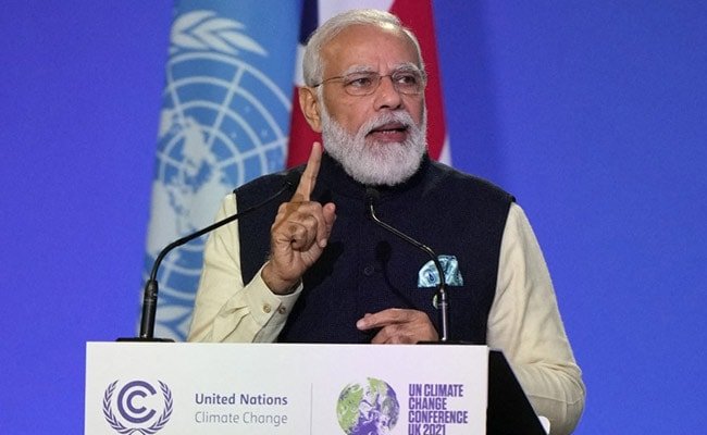 India to go carbon neutral by 2070, pledges PM Modi at climate summit