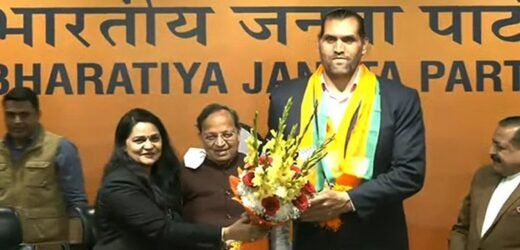 Ahead of Punjab elections, “The Great Khali” joins BJP