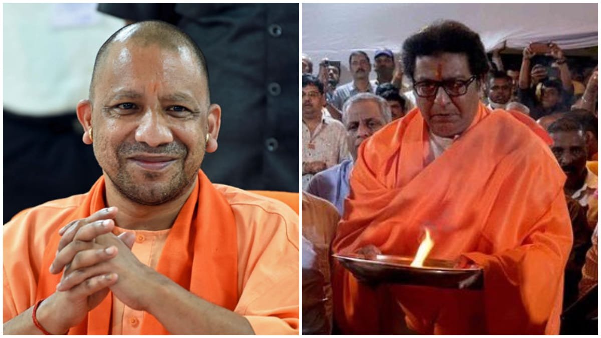 Raj Thackeray hails Yogi Adityanath for removing loudspeakers. “Unfortunately in Maharashtra, we don’t have any yogis; what we have are ‘bhogis’.