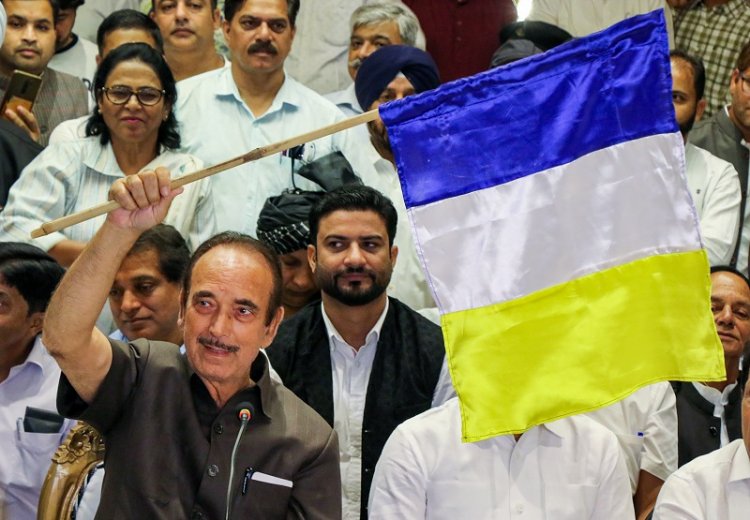 Democratic Azad Party launched by Ghulam Nabi Azad